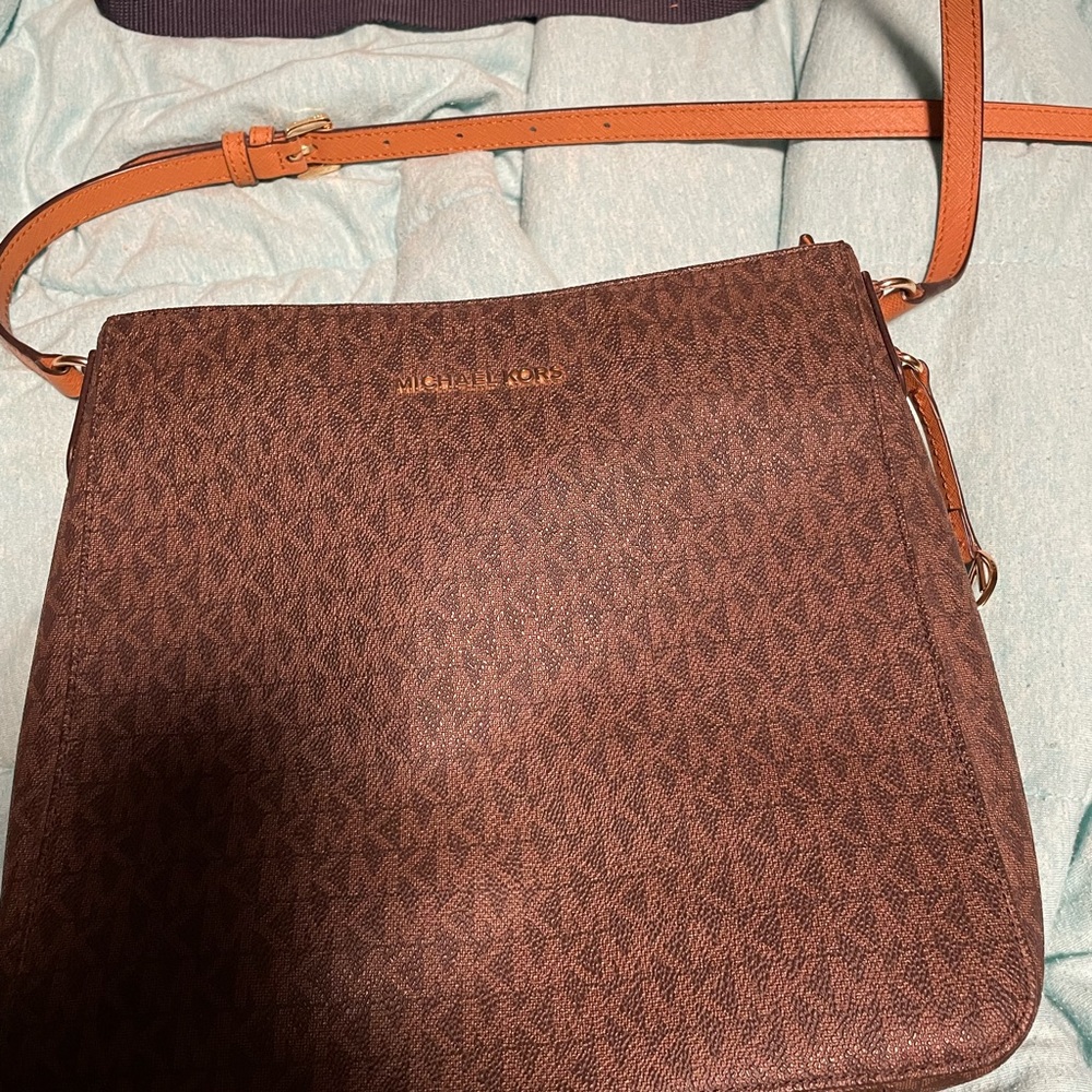 Michael Kors Dark Brown Messenger Bag
